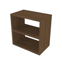 Nicho Quadrado com Prateleira Cubo I Ameixa Negra