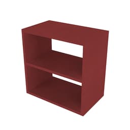 Nicho Quadrado com Prateleira Cubo I Vermelho