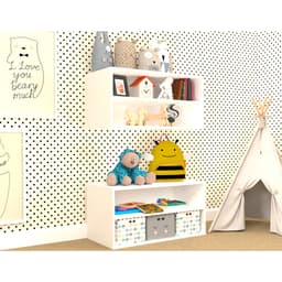 Nicho Retangular com Prateleira Glas Branco