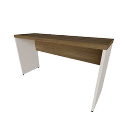 Mesa para Notebook Natus Branca e Carvalho 160 cm