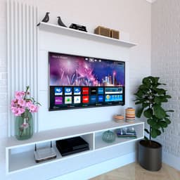 Painel para TV até 42 Polegadas Sand Branco