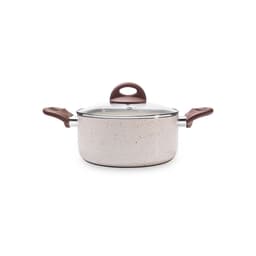 Caçarola com Tampa Smart Plus Off White 20 cm