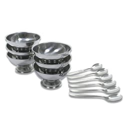 Conjunto Potes Para Sorvete Sobremesa Inox 12 Peças Jornata