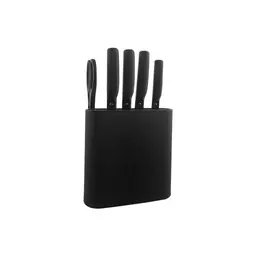 Conjunto de Facas 6 Peças Cepo Action Preto