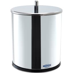 Lixeira Inox Com Tampa Brinox Lixeira Para Banheiro Cozinha