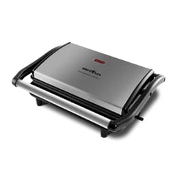 Sanduicheira Grill Inox 2 em 1 Antiaderente Ajustável BGR271 Britania 110V