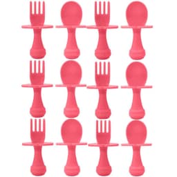 6 Kits Talheres de Treinamento Buba Colher e Garfo para Bebê