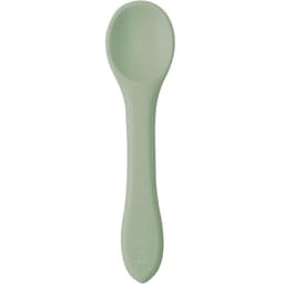 Colher de Silicone para Bebê Buba Verde Introdução Alimentar