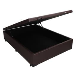 Base para Cama Box Casal Érica com Baú Tabaco