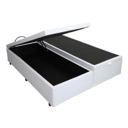 Base para Cama Box Queen Érica com Baú Branca