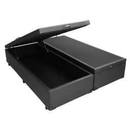 Base para Cama Box Queen Érica com Baú Preta