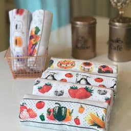 Kit com 15 Pano de Prato Premium - Pano de Louça Gigante - Guardanapo de Cozinha - Casa da Toalha
