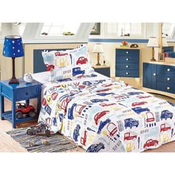 Colcha Evoluition Patchwork Infantil Solteiro 160x230 Retro Camesa