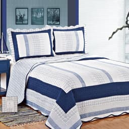 Colcha Patchwork De Microfibra King-Size 260 X 280 Curaçao Camesa