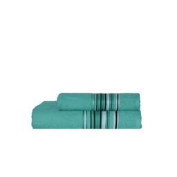 Jogo de Banho Vegas Verde Escuro 2 peças Camesa