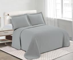 Kit Colcha King com 2 Porta Travesseiros Loft Limestone