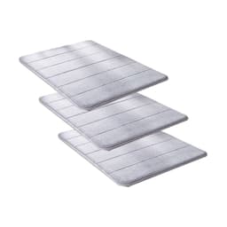 Kit Tapete De Banheiro Super Soft 60 x 40 Lilás Camesa 3 peças