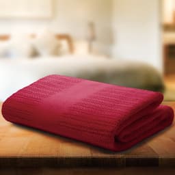 Manta Termal Remix Casal 180x220 Cereja Camesa