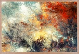 Quadro Decorativo Abstrato Moldura Caixa Preta, ideal para ambiente de Sala, Quarto (100x70 cm)