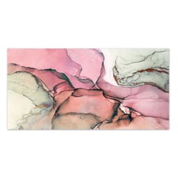 Quadro Decorativo Abstrato Mancha Marmorizado, Tela em Canvas na Horizontal ideal para ambiente de Sala de estar, jantar, reuniões, Quarto e Hall de entrada (100x70 Cm)