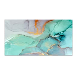 Quadro Decorativo Abstrato Mancha, Tela em Canvas na Horizontal ideal para ambiente de Sala de estar, jantar, reuniões, Quarto e Hall de entrada (100x70 Cm)