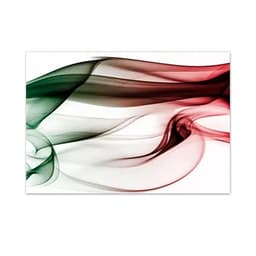 Quadro Decorativo Abstrato Veu Brisa, Tela em Canvas na Horizontal ideal para ambiente de Sala de estar, jantar, reuniões, Quarto e Hall de entrada (100x70 cm)