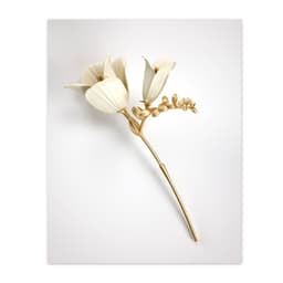 Quadro Decorativo Floral Fotografico Lirio, Tela em Canvas na Vertical ideal para ambiente de Sala de estar, jantar, reuniões, Quarto e Hall de entrada (100x70 cm)