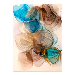 Quadro Decorativo Floral Romantico, Tela em Canvas na Vertical ideal para ambiente de Sala de estar, jantar, reuniões, Quarto e Hall de entrada (100x70 cm)