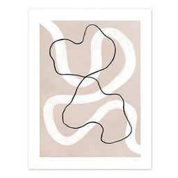 Quadro Decorativo Minimalista, Tela em Canvas na Vertical ideal para ambiente de Sala de estar, jantar, reuniões, Quarto e Hall de entrada (100x70 cm)