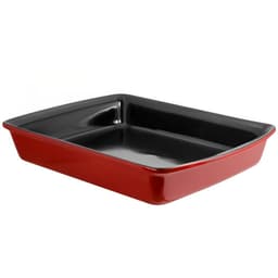 Assadeira de Cerâmica, Retangular, 3 Litros, Ceraflame, Vermelha