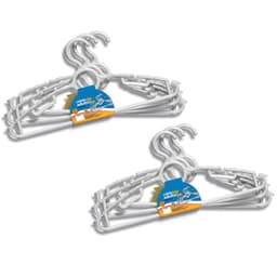 Cabides de Plastico para Roupas e Soutiens - Kit com 06 Cabides