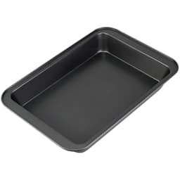 Forma Assadeira Antiaderente Preta Aço Carbono 37x25cm