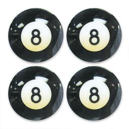 Porta Copos Geek 4 Peças - Bola 8 - Plastico