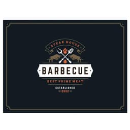 Tábua De Vidro Temperado Barbecue, Churrasco, Carne, Mesa 30x20cm