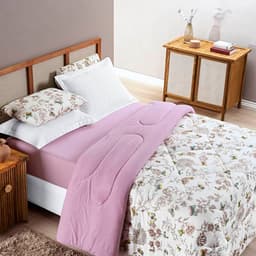 Edredom Casal Padrão Dupla Face Quality Malha 100% Algodão 1 Peça - Butterfly