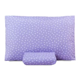 Jogo de Lençol Solteiro Classic Estampado 160 Fios 2 Peças - Poa Lilas