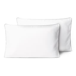 Kit 2 Fronhas Linea 50cm x 70cm Micropercal 200 Fios - Cinza