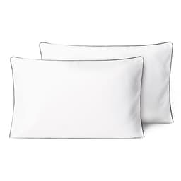 Kit 2 Fronhas Linea 50cm x 70cm Micropercal 200 Fios - Preto