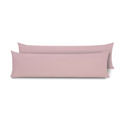 Kit 2 Fronhas para Travesseiro de Corpo Slim 1,50cm x 50cm - Rose