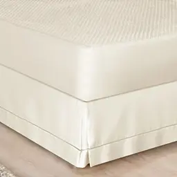 Saia Para Cama Box King Ponto Palito 1 Peça - Palha