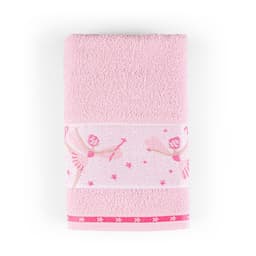Toalha de Banho Kids Minimi 100% Algodão 1 Peça - Bailarina Rosa
