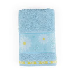 Toalha de Banho Kids Minimi 100% Algodão 1 Peça - Margarida Azul