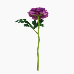 Flor Artificial Ranúnculo Roxa