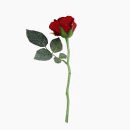 Flor Artificial Rosa Alice Vermelha