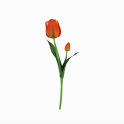 Flor Artificial Tulipa Laranja