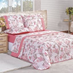 Cobre Leito Solteiro Casa Show 2 Peças Serene - 100% Brasileiro