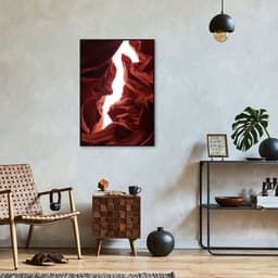 Quadro Antelope Canyon Arizona 100x70 Filete Preto