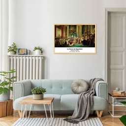 Quadro Art C Le Sacre de Napoleon 86x60 Caixa Marfim