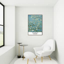 Quadro Art Collection Almond Blossom 100x70 Filete Marrom