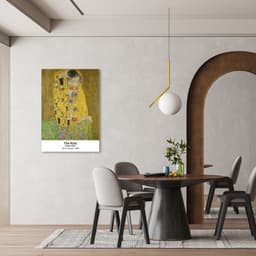 Quadro Art Collection The Kiss 86x60 Sem Moldura